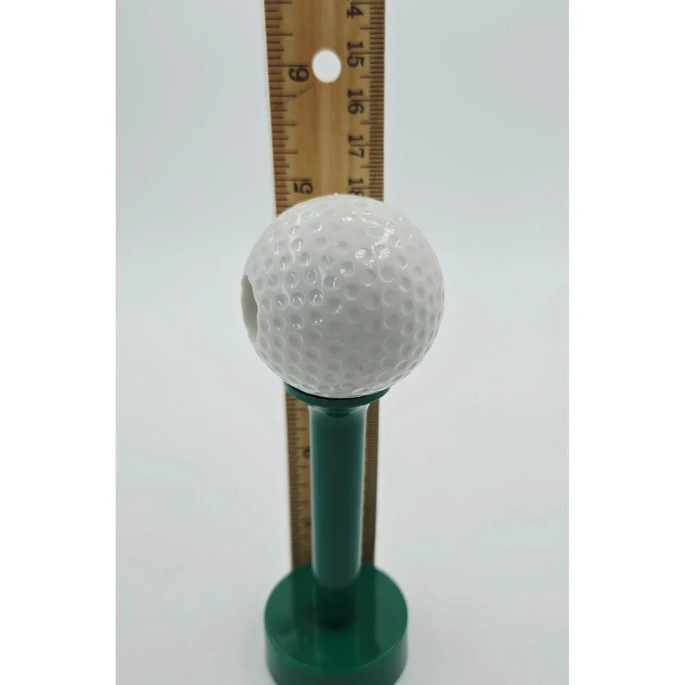 Vintage A Hole In Wine Golfball Corkscrew Novelty Barware with Tee Stand Box